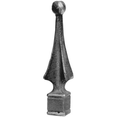 Geländerstab Spitze Höhe 130mm Q20 - Stabspitze für Treppengeländer, Schmiedeeisen - Iam Design Image