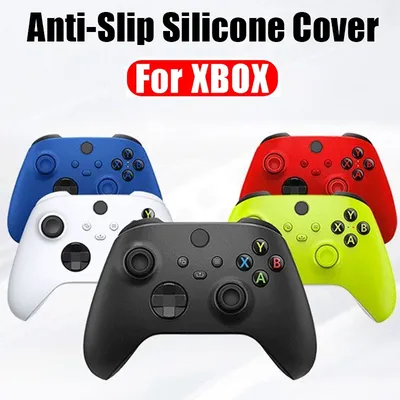 Anti-Slip Silikon Fall Für Xbox Serie X/S Controller Schützende Haut Abdeckung Für Xbox Serie X Image
