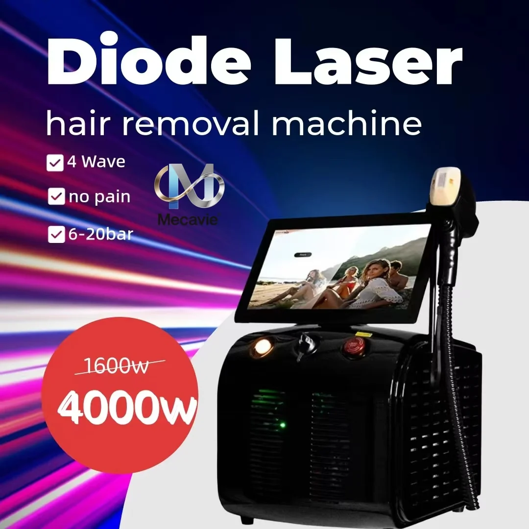 2026 Tragbares Soprano Ice Titanium Laser: 4-Wellen-Haarentfernungssystem mit 4000W Leistung für professionelle Ergebnisse Image