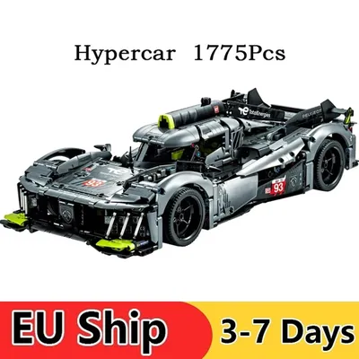 1775 stücke Super Rennwagen Gebäude Spielzeug Hyper car Modell blockiert Kinder Erwachsene Image