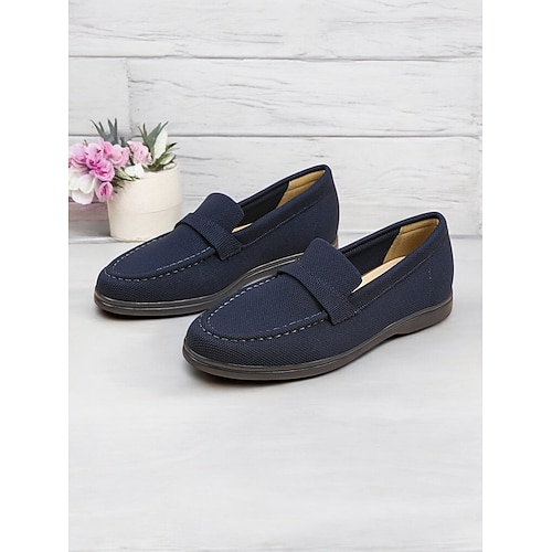 Damen-Slipper aus Flyknit – leichte Freizeitschuhe für die Arbeit und den Alltag Image