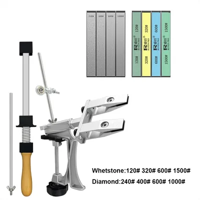 XK Fixed Angle Knife Sharpener Sharpening Stone Set Professional Knife Machine Whetstone Grinder