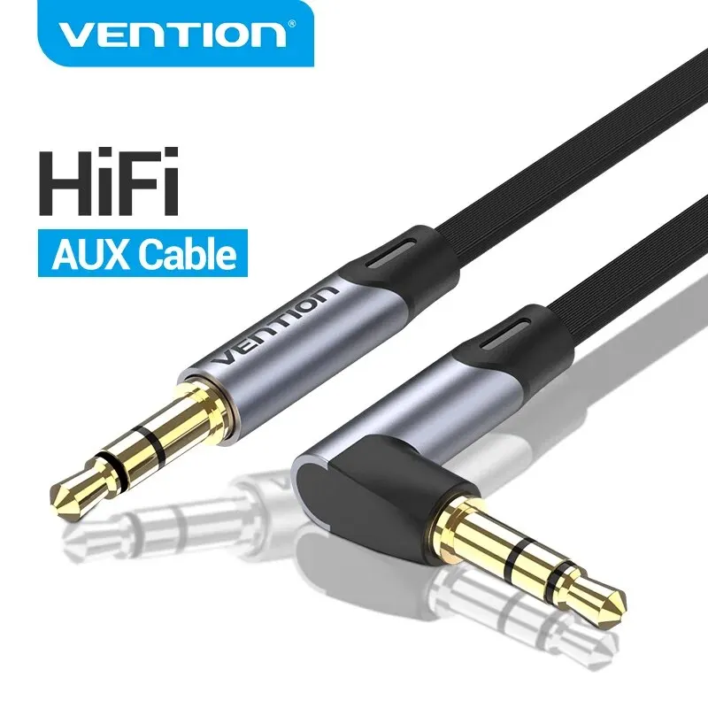 Vention Jack Cavo Aux da 3,5 mm Maschio a Maschio Cavo audio da 3,5 mm Jack per cuffie JBL Xiaomi Oneplus Cavo altoparlante Cavo Aux per auto
