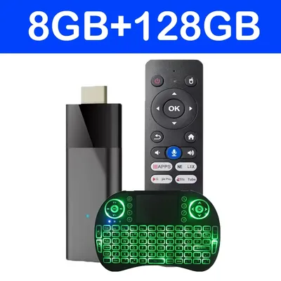 Original Android 14 Q12 Mini TV Stick Support 8K Video Wifi 2.4G&5G Ram 4GB 8GB Rom 64GB 128GB