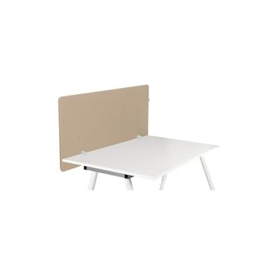 Akustik Tischtrennwand FLEXMIUT D1 120 cm beige hjh OFFICE Image