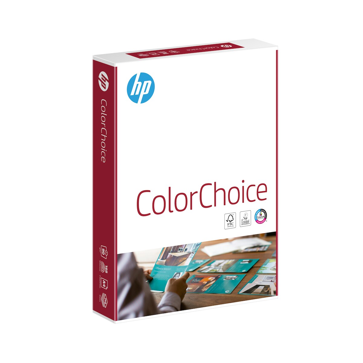 HP ColorChoice-Papier – hervorragende Qualität, hoher Weißgrad und zusätzliche Dicke für Farbdruck, A3, 200 g/m² Image