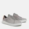 Sneaker TIMBERLAND "M Seneca Bay LOW LACE UP SNEAKER DA", Gr. 47,5, lt gry nubuc, Leder, sportlich, Schuhe