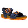 Sandale GEOX "J GHITA BOY", Kinder, Gr. 24, blau (navy, orange), Synthetik, casual, Schuhe, Sommerschuh, Schnallenschuh mit Fußbett