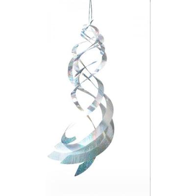 Sollbry - 3er-Pack silberne Mylar-Spiralabwehrmittel, reflektierende hängende