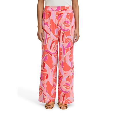 Schlupfhose BETTY BARCLAY "Betty Barclay Schlupfhose mit Eingrifftaschen", Damen, Gr. 42, Normalgrößen, rot (rot, rosè), Obermaterial: 95% Polyester, 5% Elasthan., casual, relaxed fit lang, Hosen, Material Image