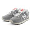 Sneaker NEW BALANCE "U574", Gr. 37,5, grau (slate grau), Leder, Synthetik, sportlich, Schuhe