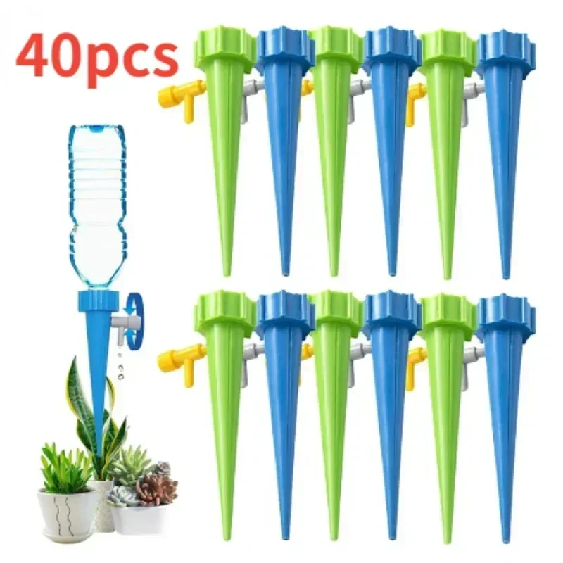 40/1 stücke Selbst Pflanzen Bewässerung Spikes Auto Tropfer Bewässerung Geräte Urlaub Automatische Pflanzen Wasser System Einstellbar Image