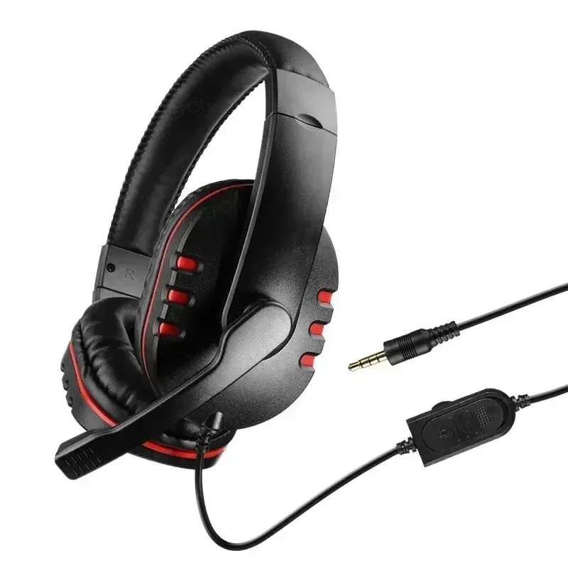 Neues Upgrade Wired Headset Gamer mit Mikrofon Noise Cancelling Kopfhörer für PC Computer Laptop PS4 PS5 Nintendo Tablet Kopfhörer Image