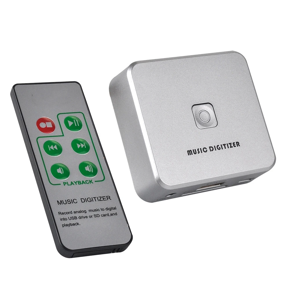 Music Digitizer Audio Capture Recorder Box Konvertieren Sie alte analoge Musik in MP3-Unterstützung USB-Laufwerk oder SD-Karte Image