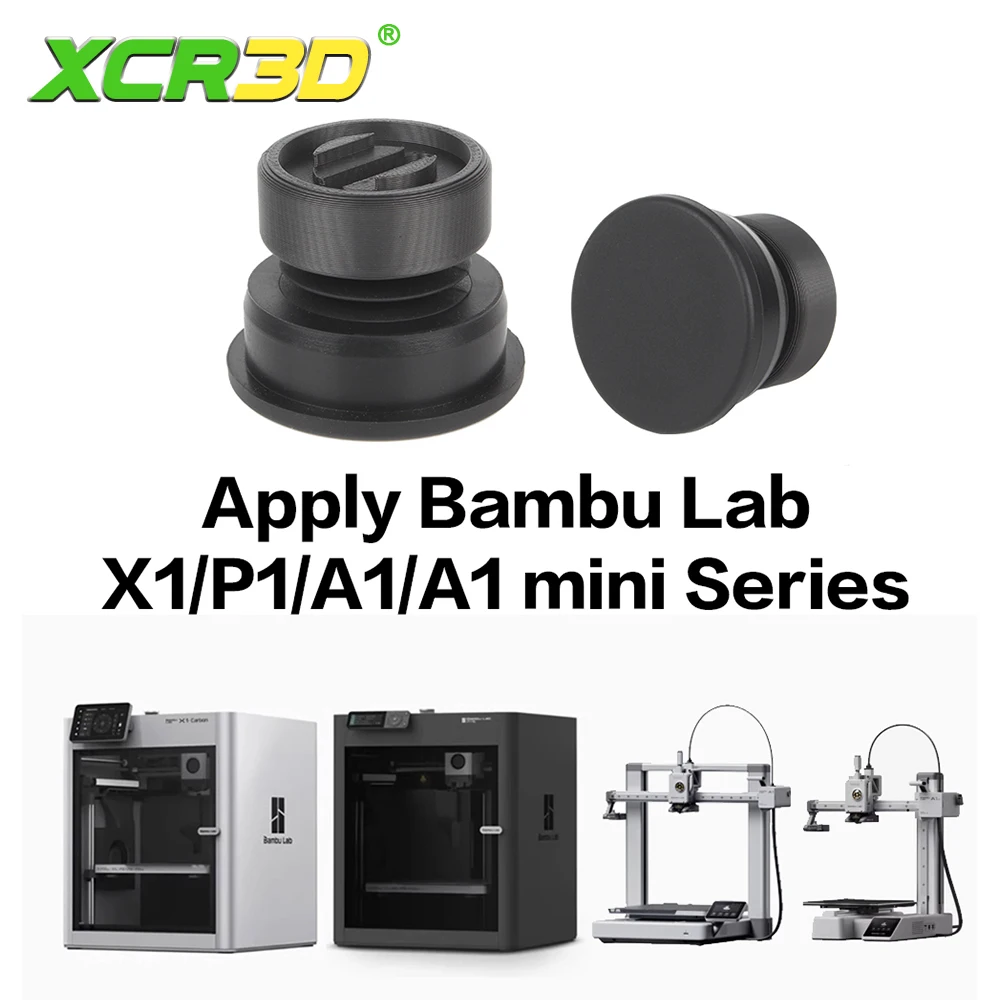 Für Bambu Lab 3D Drucker Anti Vibration Füße P1P/P1S/P1 Anti-slip Staub-proof Gummi fuß Pad Fit Bambulabs X1/X1C/A1/A1 mini Image