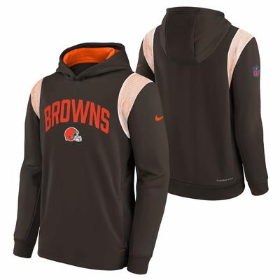 Cleveland Browns Nike Therma Sideline Hoodie - Junior Image