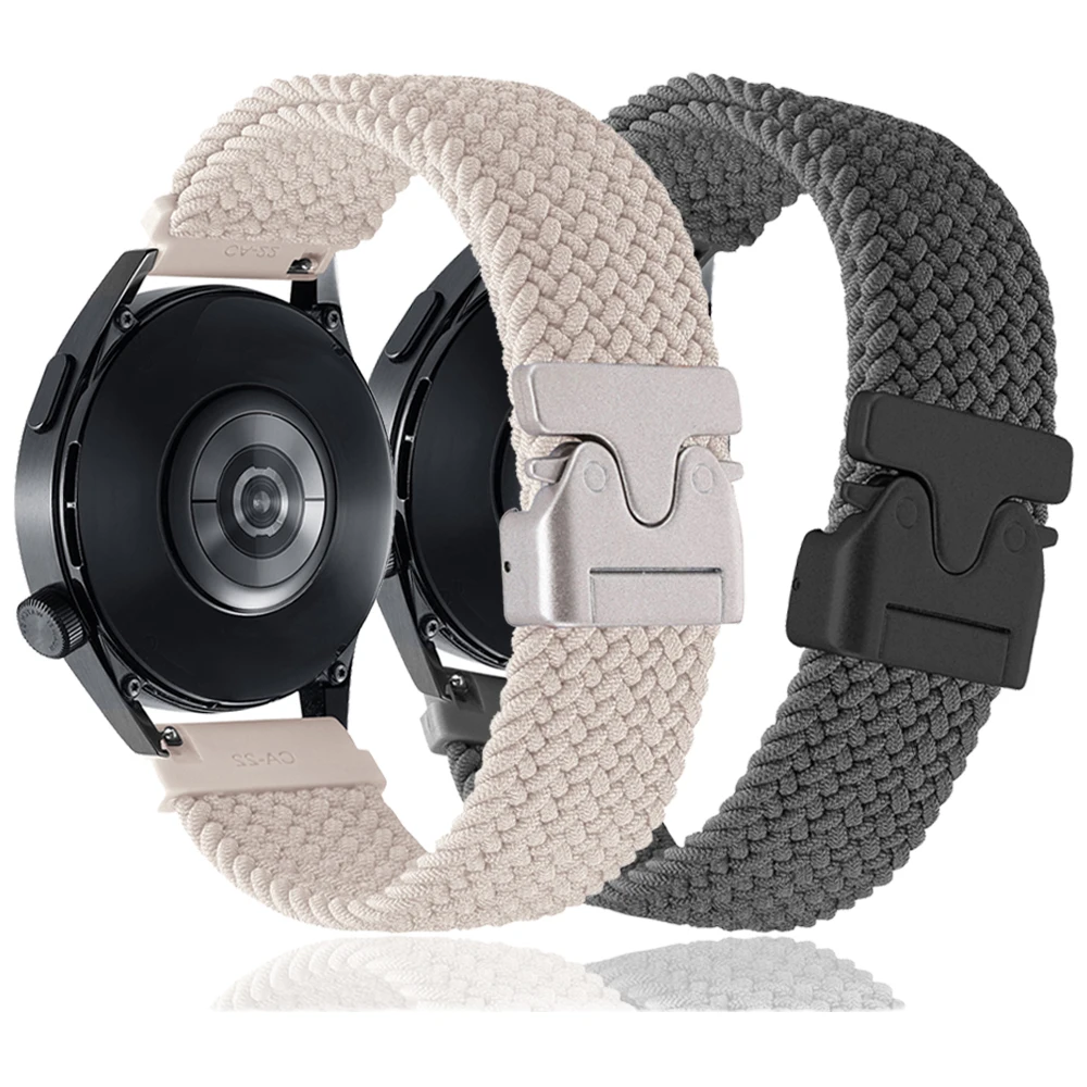 Geflochtenes Armband für Zeblaze Vibe 7/Pro/Lite/Stratos 2 3/Btalk/GTR 3 Pro/Ares 3 Pro Nylonarmband Mi Watch 2 Pro S1 S4 22 mm Correa Image