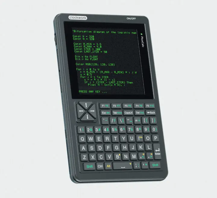 Das PicoCalc-Kit ist ein Raspberry Pi Pico-Handterminal mit einer hintergrundbeleuchteten STM32-QWERTY-Tastatur Image