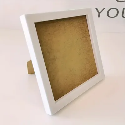 2pcs Picture Frame, Square Picture Frame, Framed, Cross-stitch Frame, Self-mounting Picture Frame, Home Decoration