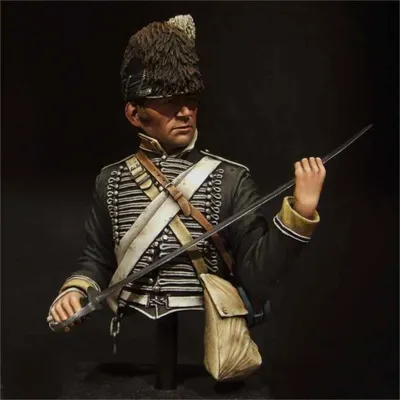 1/9 Resin unpainted model Kit, military theme, bust of Napoleon British Cavalry unassembled and
