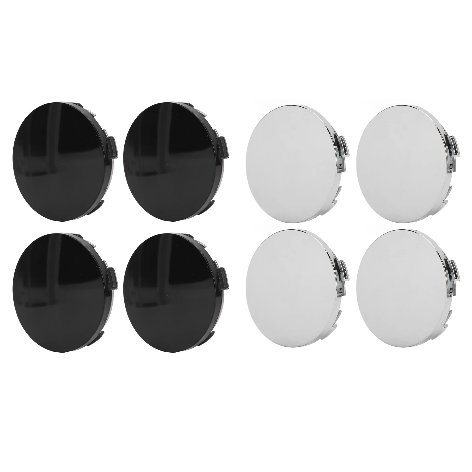 Coprimozzo centrale ruota per auto da 4 pezzi 60mm con anello in ferro Elegante coprimozzo per cerchione centrale universale per tappo centrale ruota veicolo