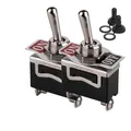 2PCS SPST Interruttore a levetta impermeabile DC 12V-24V 15A 250V Marine Heavy Duty 2 Pin ON Off Terminali a forcella per auto automobilistiche Barca