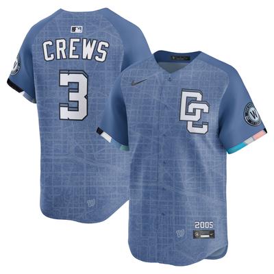 Washington Nationals Nike MLB Limited City Connect Trikot - Blau - Dylan Crews - Herren Image