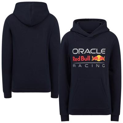 Red Bull Racing großem Logo Hoodie - Marineblau - Kinder Image