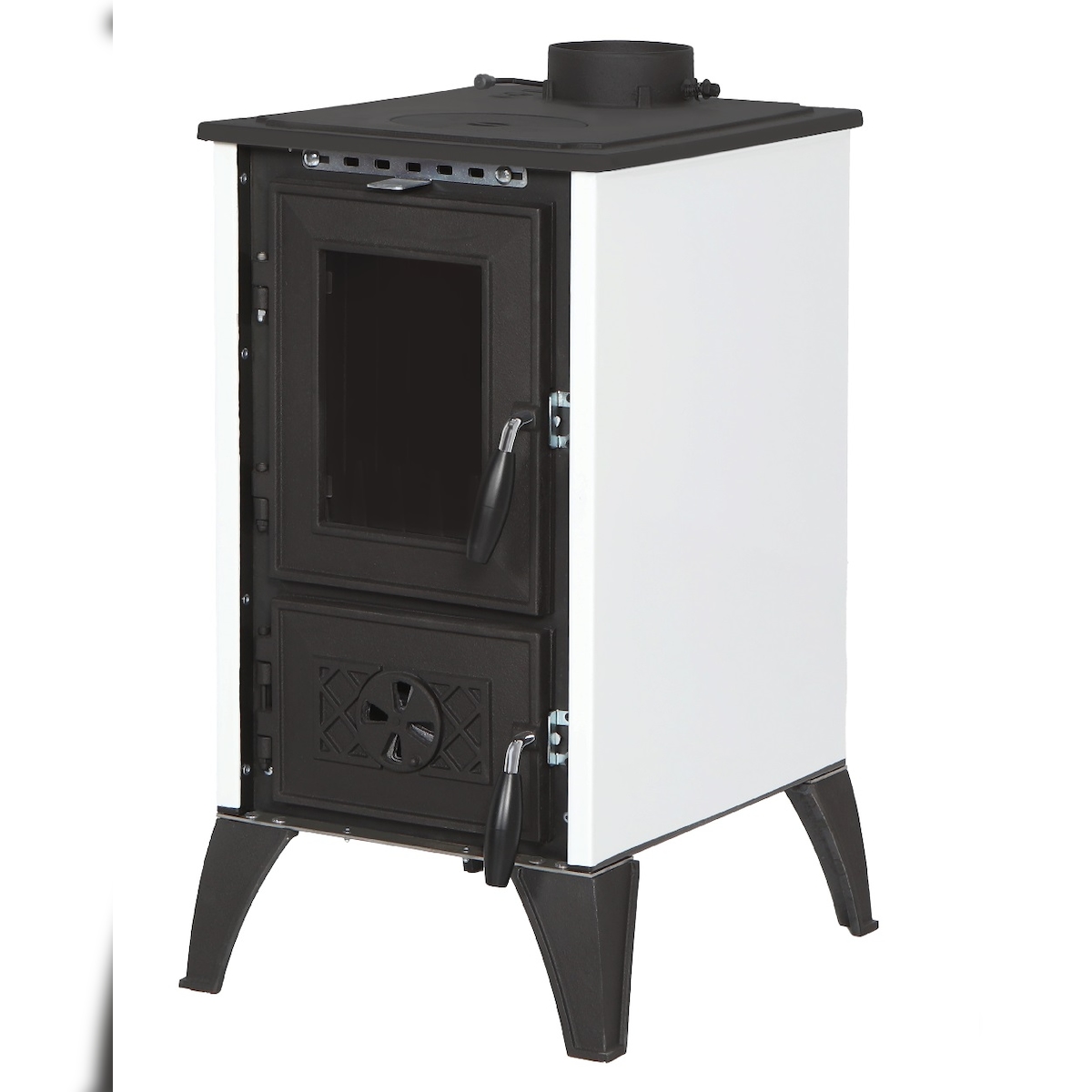 EEK A - Kaminofen mit Herdplatte 806 IGLO weiß - 10,6kW Image