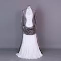 Viktorianisches Edwardianisches Brautkleid im 1910er-Jahre-Stil für Damen Ball- und Cocktailkleid bodenlang einfarbig Übergröße maßgeschneidertes Hochzeits- und Homecoming-Kleid