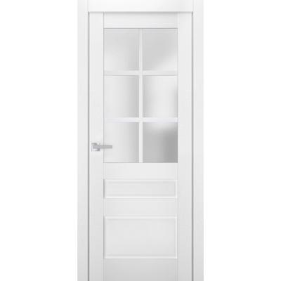 Interior Solid French Pre-Hung Door Frosted Glass