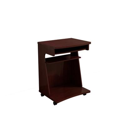 Utility Cart Kitchen Cart Computer Cart One Gliding Shelf Two Shelves Rounded Corners Mobile On Rolling Castor Wheels