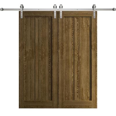 Modern Double Barn Door 36 x 80 inches