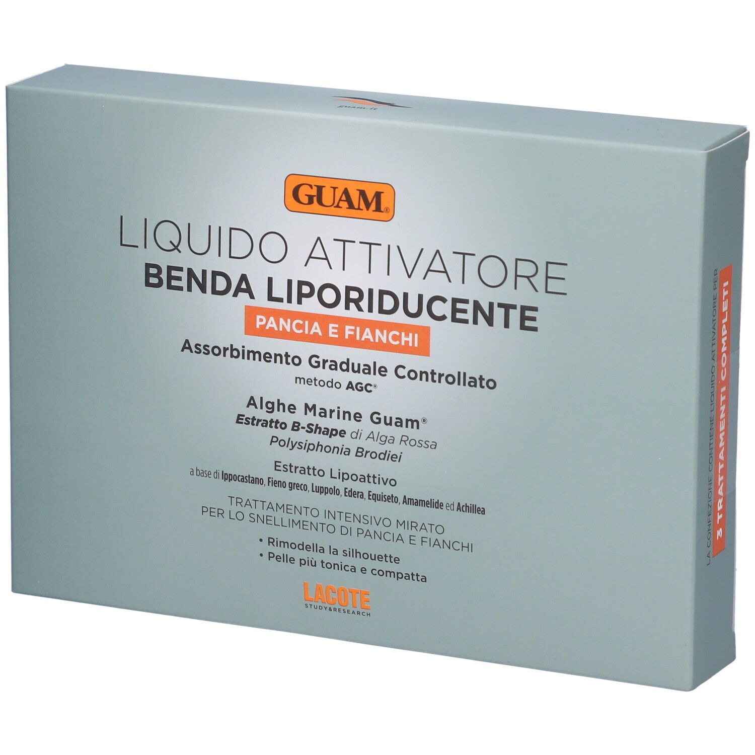 Guam Liquido Attivatore Benda Liporiducente Pancia Fianchi 1 pz Bendag