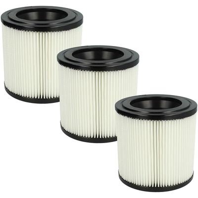Vhbw - Filterset 3x Faltenfilter kompatibel mit Kärcher nt 22/1 ap te, nt 22/1 Ap Te l Staubsauger Image