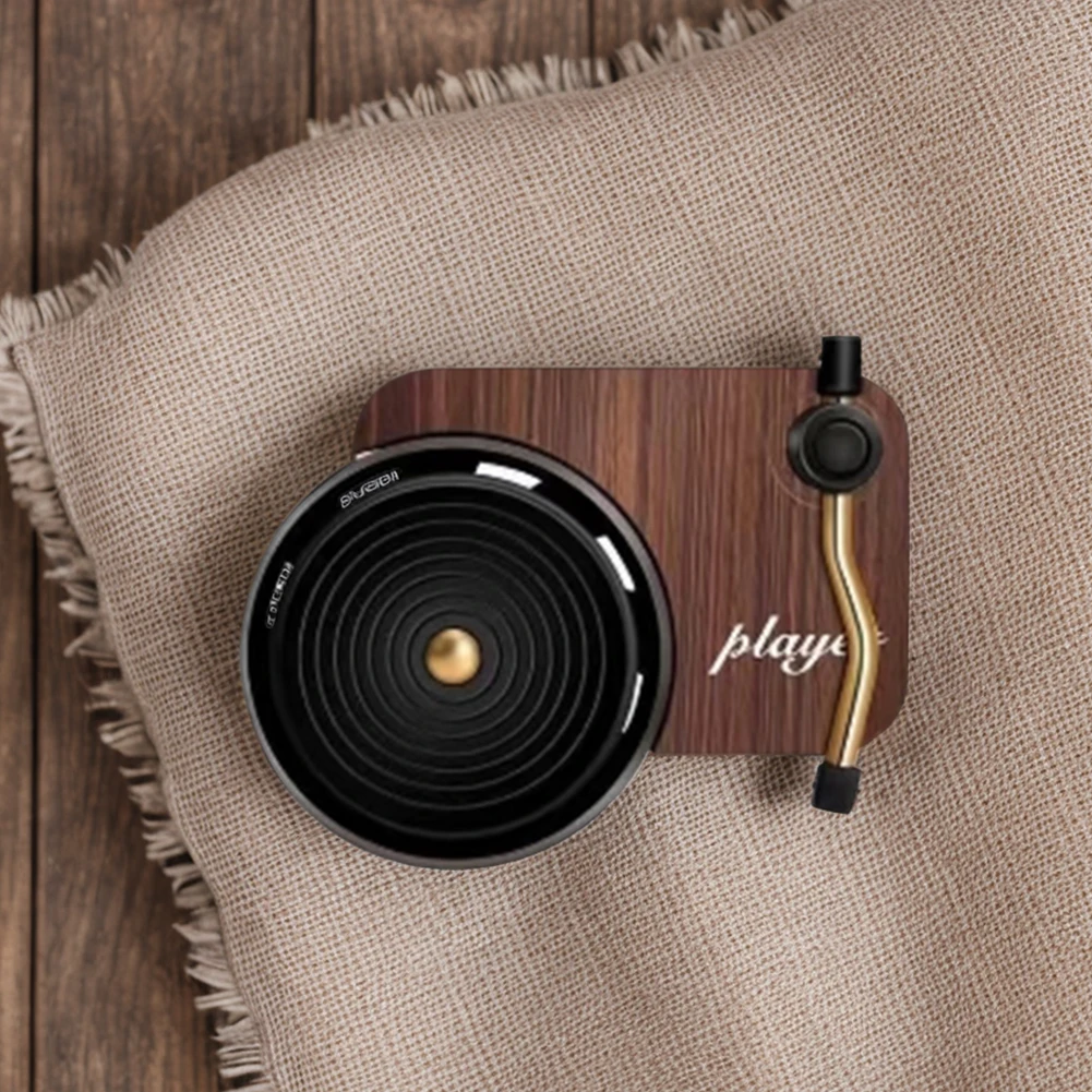 Plattenspieler Auto Parfüm Clip Vinyl Phonograph Air Vent Outlet Aromatherapie Clip Auto Inter Decor Zubehör für Musik Fans Image