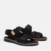 Sandale TIMBERLAND "ADLEY SHORE BACKSTRAP SANDAL", Gr. 37, schwarz (blk suede), Leder, Synthetik, Schuhe