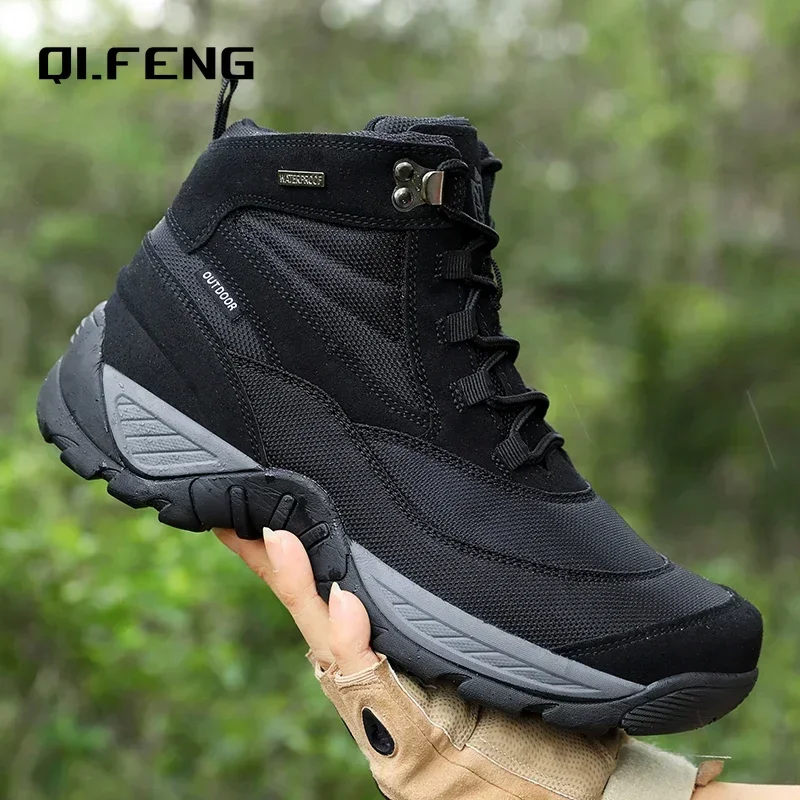 Herrenstiefel Combat Herren Stiefeletten Taktischer Stiefel Herrenschuhe Arbeitssicherheitsschuhe Motorradstiefel Outdoor Wanderschuhe
