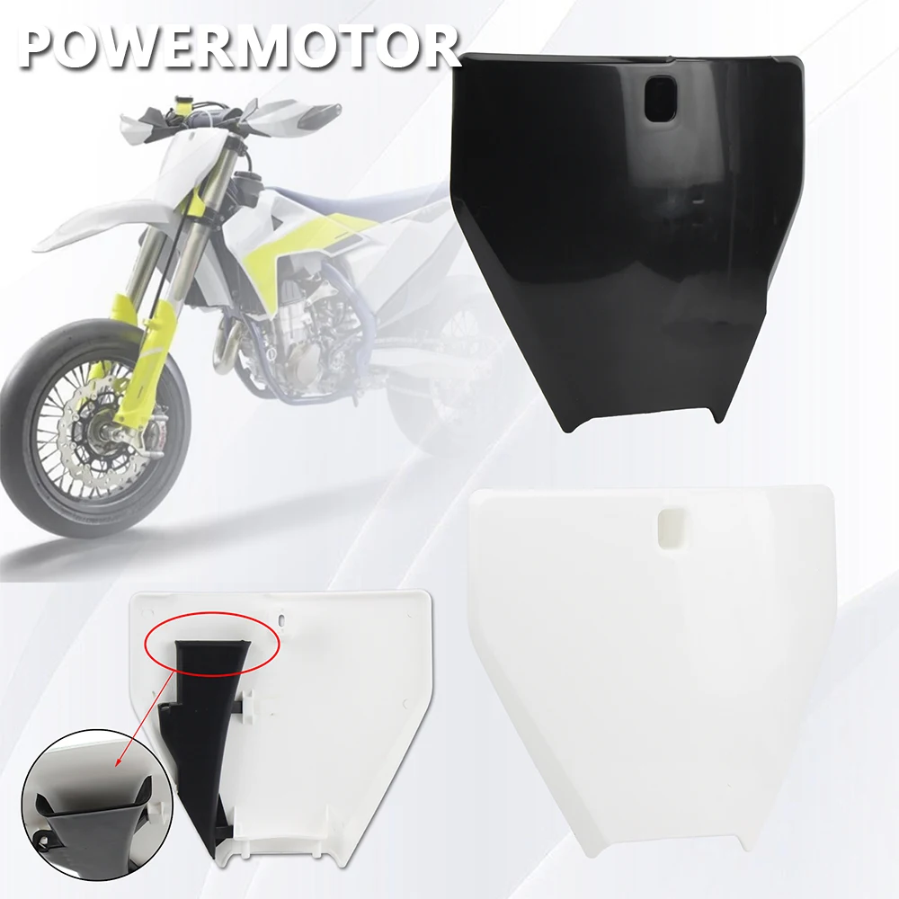 Motorrad Frontplatte Kunststoff Verkleidung Zubehör Kit mit Ständer für Husqvarna 65 Motocross Pit Dirt Bike Kotflügel Teile Image