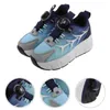 Kinder-Rollschuhe für Jungen und Mädchen, Turnschuhe mit Rollen, Größe 32, Sport, Skate, PU-Mesh,