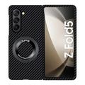 Custodia per telefono Samsung Galaxy Z Fold Series Flip Cover Supporto Supporto Protezione completa del corpo Supporto Ricarica wireless Fibra di carbonio