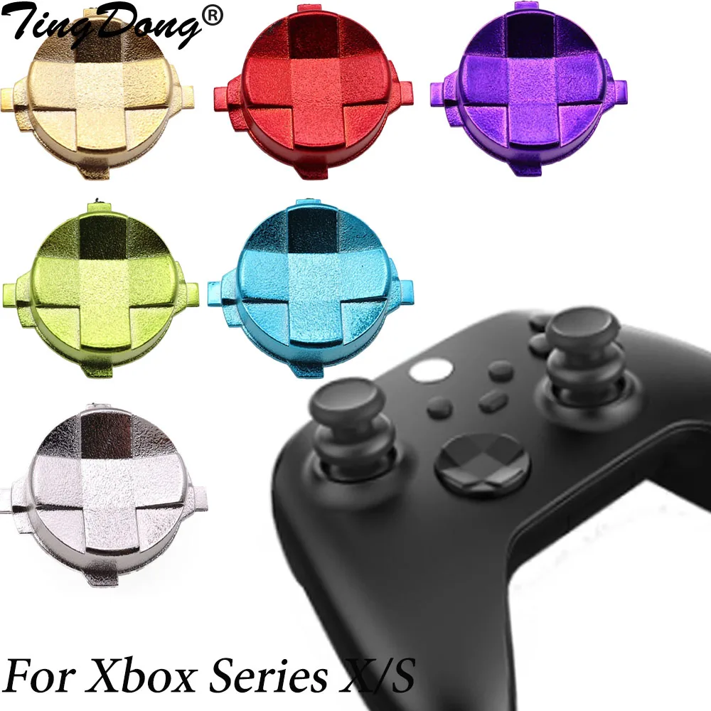 Chrom Thumbs tick Sticks analoge Kreuz knöpfe Dpad D-Pad Taste Richtungs taste für Xbox Serie X S Controller Joystick Image