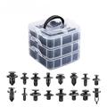 StarFire 680 pezzi clip di fissaggio a pressione per auto elementi di fissaggio in plastica per pannelli porta kit di clip per paraurti e parafanghi dimensioni più diffuse perno di spinta per auto