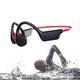 Auricolari a conduzione ossea Bluetooth wireless impermeabili IPX8 Hifi Cuffie con gancio auricolare Microfono e lettore MP3 da 32 GB di memoria per nuoto