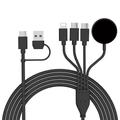 Nuova ArrivoCavo di Ricarica Veloce 4 in 1 per Cellulare e Orologio 1,2 m