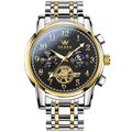 Montre chronographe étanche à quartz pour hommes de la marque Olevs échelle numérique et multifonction.
