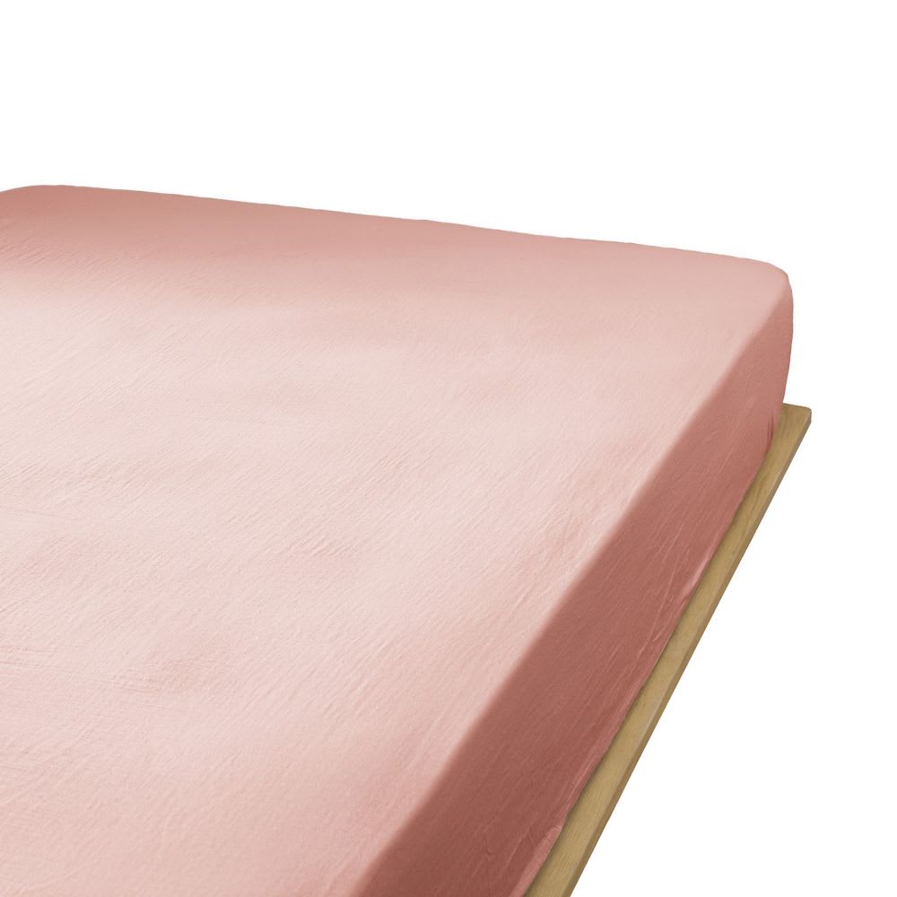 Drap housse gaze de coton unie 200x200 cm