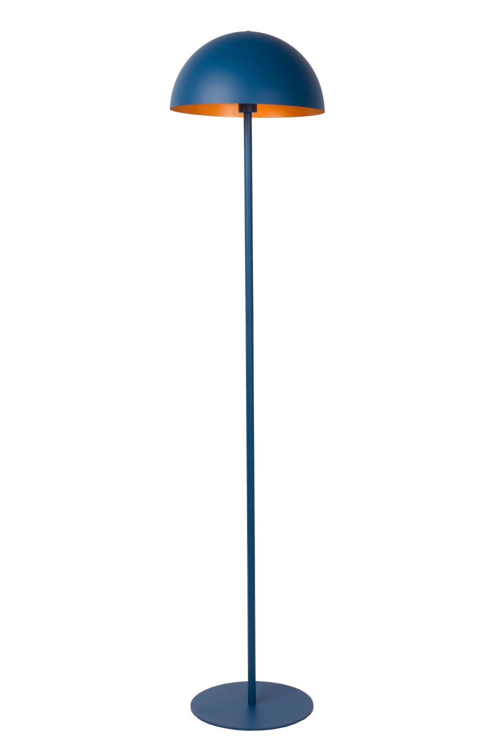 Lampadaire métal bleu