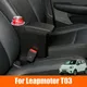 Per Leapmotor T03 2023-2025 – Scatola bracciolo per auto con portabicchieri e portaoggetti centrale, accessori eleganti per interni organizzati