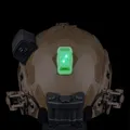 NANO Casco Luce 2 Modalità per Moto Ciclismo Caccia Pesca Lampada di segnalazione a LED Lampade di identificazione IR tattiche Gilet MOLLE
